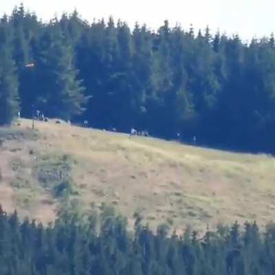 Recording a video from 2.5km away (1.55 miles)