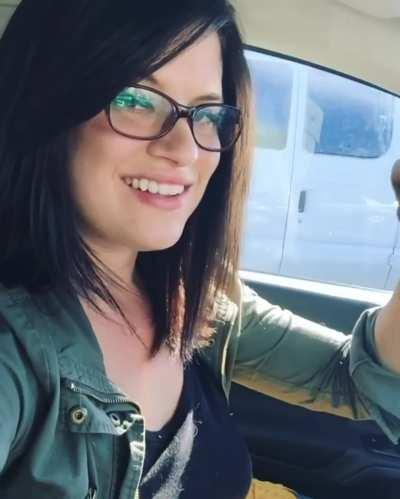 I think she's trying to tell me something...