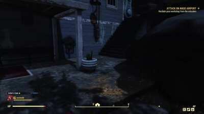 absolutely decked it outside the overseer’s house