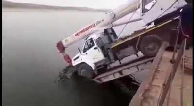 In Russia roads are not necessary, nothing will stop a Slavic worker