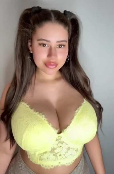 Will you bury your head in my big tits ?