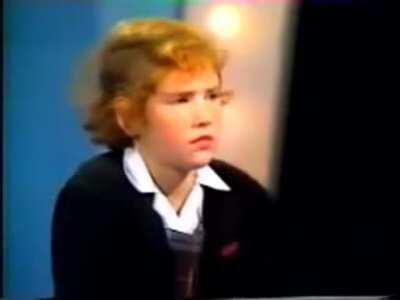 Kids quiz show gets a bit awkward.