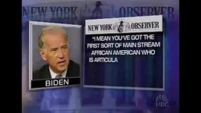Joe Biden Offers Offensive Description of Barack Obama