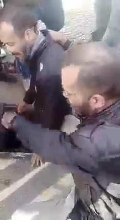 Protests in front of Hassan Nasrallah's 