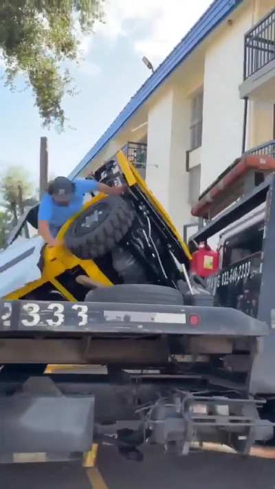 Can’t stop…unloading a forklift