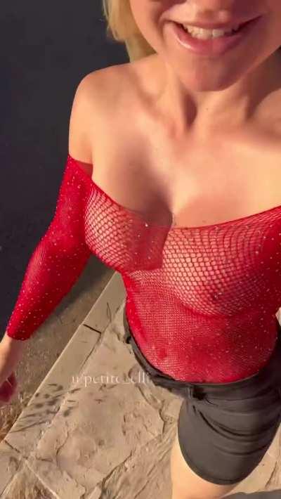 Would be a shame if I would wear something under it!