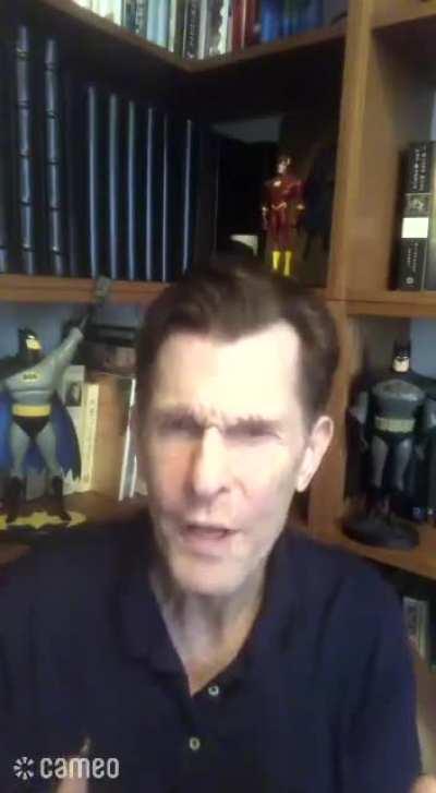 Pour one out to the legend tonight everyone. I'm fairly devastated by this news, and I thought some of you might enjoy seeing a Cameo he did for my brother's birthday last year, such nice, wise words. We're both huge Batman fans because of Conroy in TAS, 