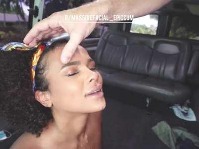 Preston Parker Jerks Off On A Happy Curly Haired Beauty!