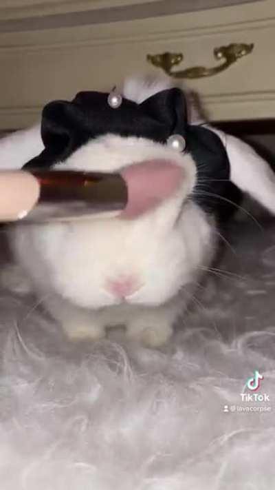 We were bored so we made a TikTok of me doing her makeup 🎀