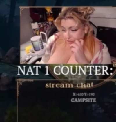 I did a sneaky flash on stream 😇