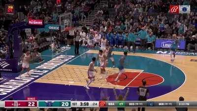 [Highlight] Terry Rozier gets creative with a shot fake, stop and go dribble and faked behind the back pass to make his way to the rim for the lay-up