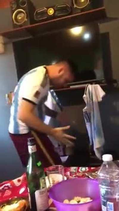 Yeey! Our team scored!