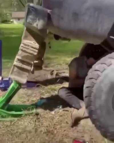 Do idiots under cars count?