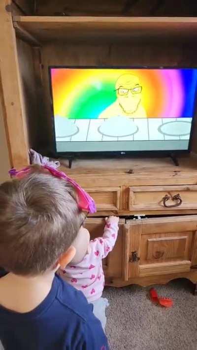 I let my children watch wojak meme, unironically.