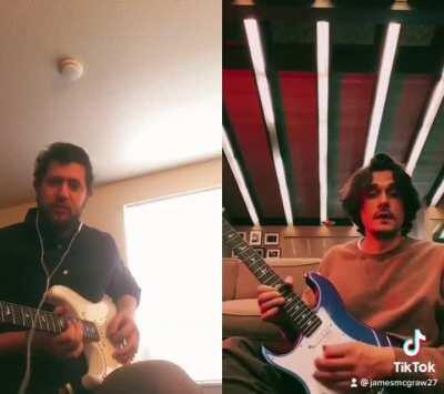 When you finally get to play with the person who inspired you to play, but you still suck at it. LOL