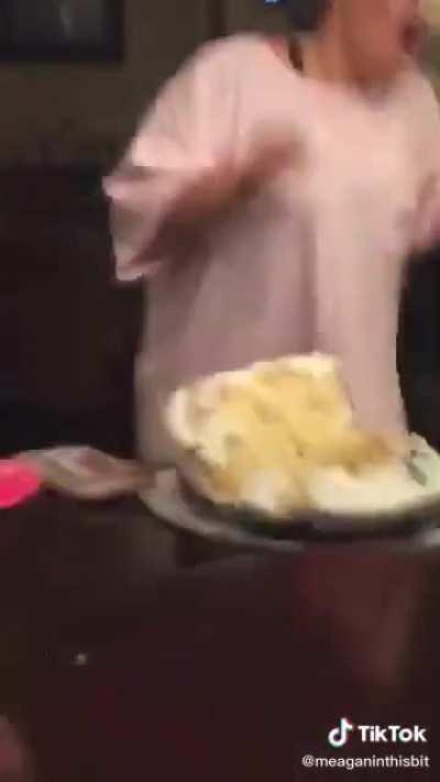 mom slams a rod through her child's eye