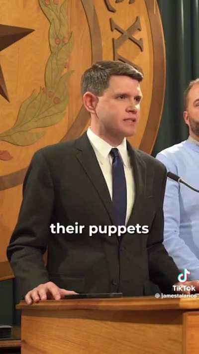 Texas Representative pleads with the Texas people “Two billionaires are trying to take over our Texas State Government”