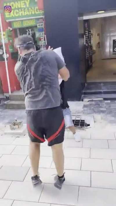 Street fight pillow fights