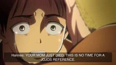 From attack on titan in nine minutes (link in comments)