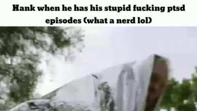 You've never seen a severed head on a turtle before? Cringe.