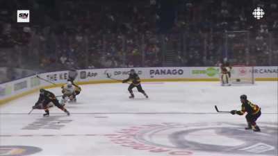 Full sequence of the Canucks' three goals in 65 seconds 