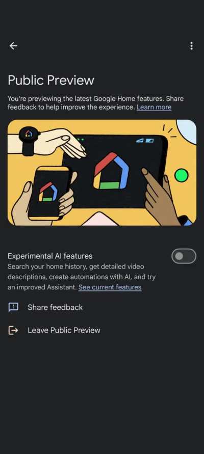 Why does this Experimental AI preview feature not let me enable it?