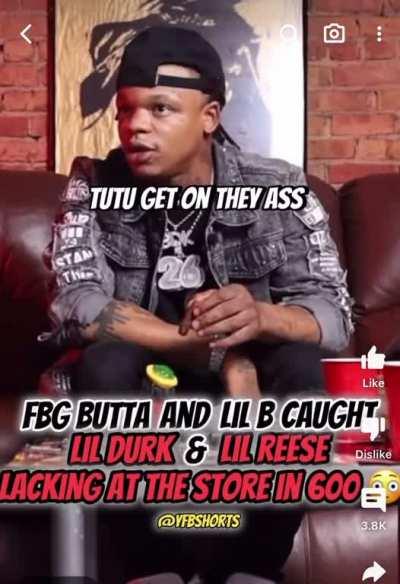 “We bop in that bitch.. Tutu in that bitty Knick knack on em” 😂