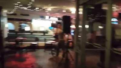 To intimidate a comedian during his set