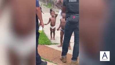 Underwear-clad 4-year-old cursing and swinging on Police Officers in St. Paul, Minnesota.