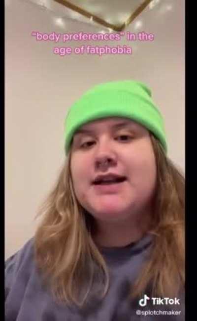 “DATE ME or you’re fatphobic”