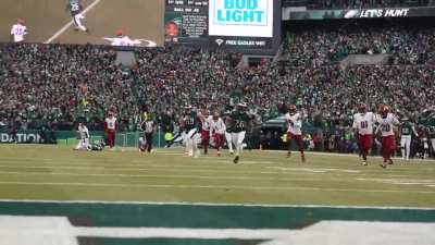 [Highlight] End zone angle of Saquon Barkley's TD