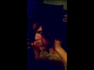 Girl with Big Tits Devours Him