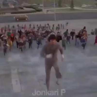 Wish they could have done more of this in the movie