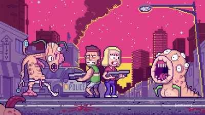 8-bit Rick and Morty