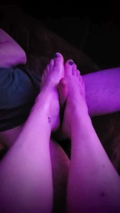 i let him stroke with my oiled soles