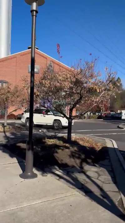 Trump Supporter drive by Freakout Bend, Oregon