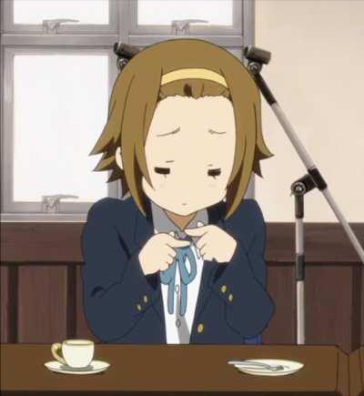 Ritsu having a think