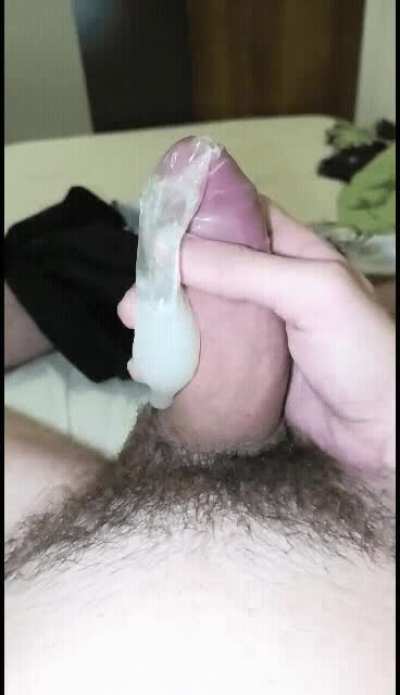 That's how 6 loads in a condom looks like