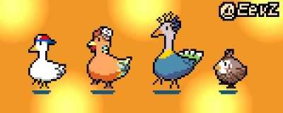 Pixel Holobirbs Dancin!