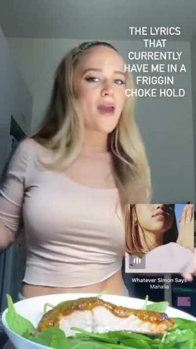 She’s got a voice as well!