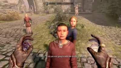 The robe gives it away.