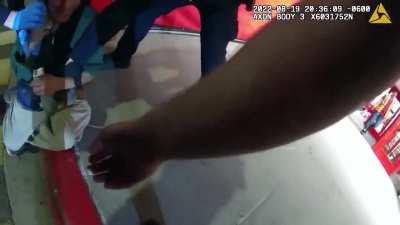 A mentally challenged man was struggling to use the self checkout at an Albuquerque Target. Instead of helping him, employees called the police who roughed him up and arrested him.