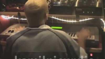 Em sending Tom MacDonald this beat for 100k