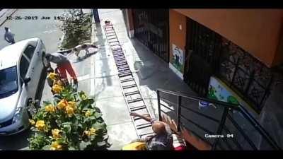 elderly man being a total asshole