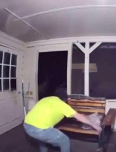 Best thing to do is be as loud as possible