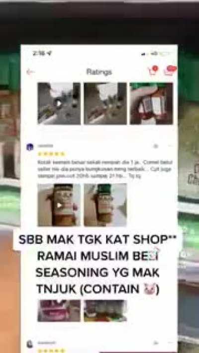 Tiktoker warns McCormi Spice has pork. OMG english deficiency at the highest level.