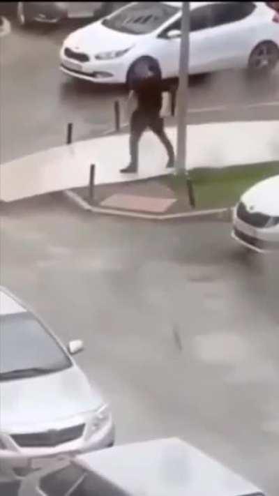 Nature was just not having it with him