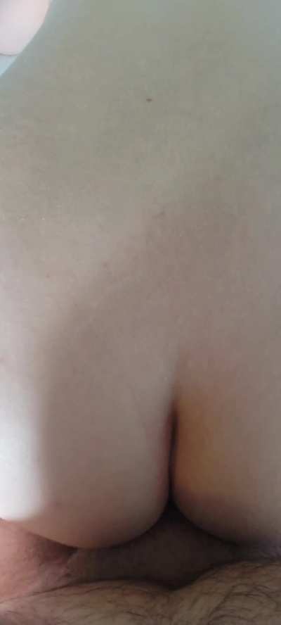 Dripping cum out of my asshole from hubbys 4 inch dick