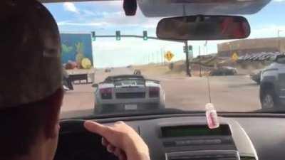 First video I’ve seen where the sports car wasn’t the idiot