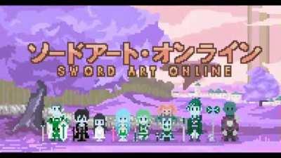 Sword Art Online // Crossing Field (8-Bit Version) // Made from a MIDI using Beep Box. Bleeps and Bloops arranged by me. (Image credit to Hazblaze)